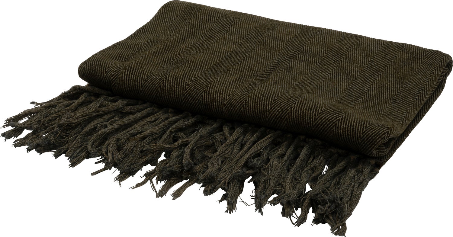 Intratuin plaid Ela groen 130 x 180 cm