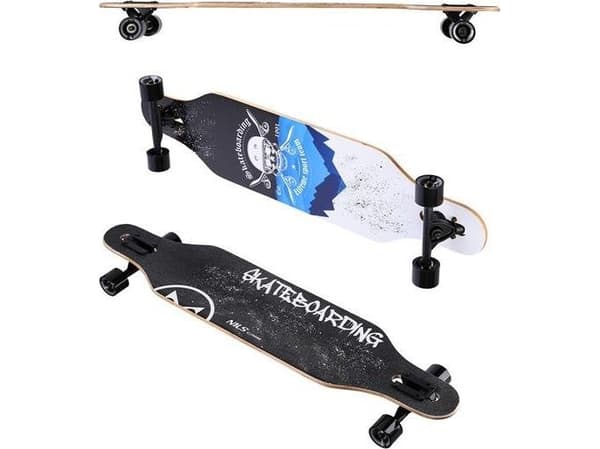 Deskorolka Nils Extreme LONGBOARD SKULLE TRE SKATE NILS EXTREME