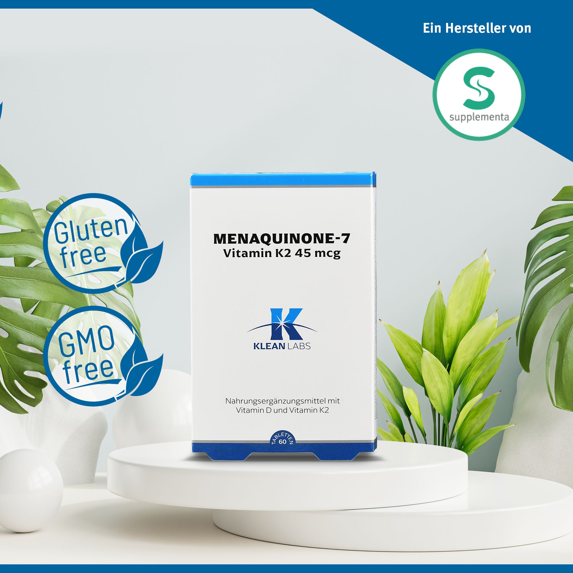 Menaquinone-7 Vitamin K2 45 µg