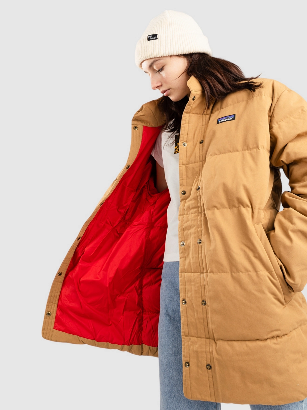 Patagonia Cotton Down Parka nest brown