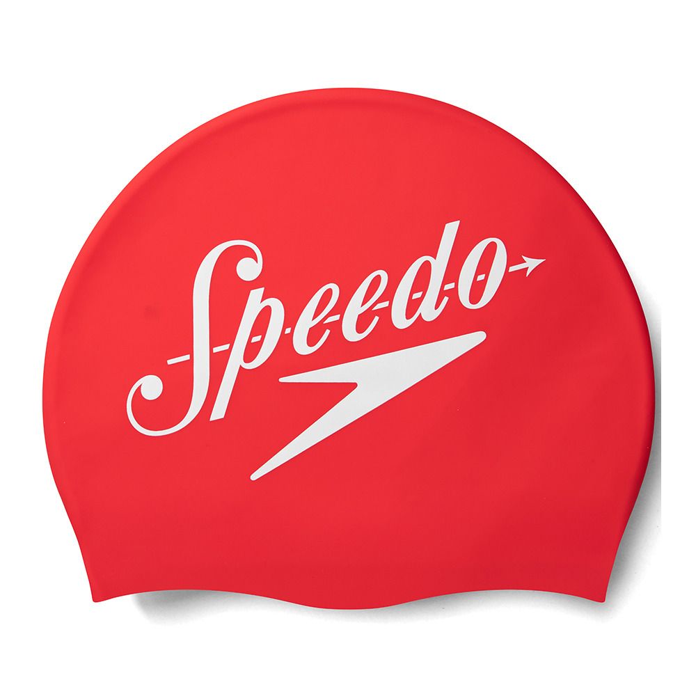 Speedo LOGO PLACEMENT - Bonnet de bain redwhite