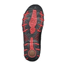 nigata tex  Bi-mat. rubber 1/s.suede 84 black  Noir