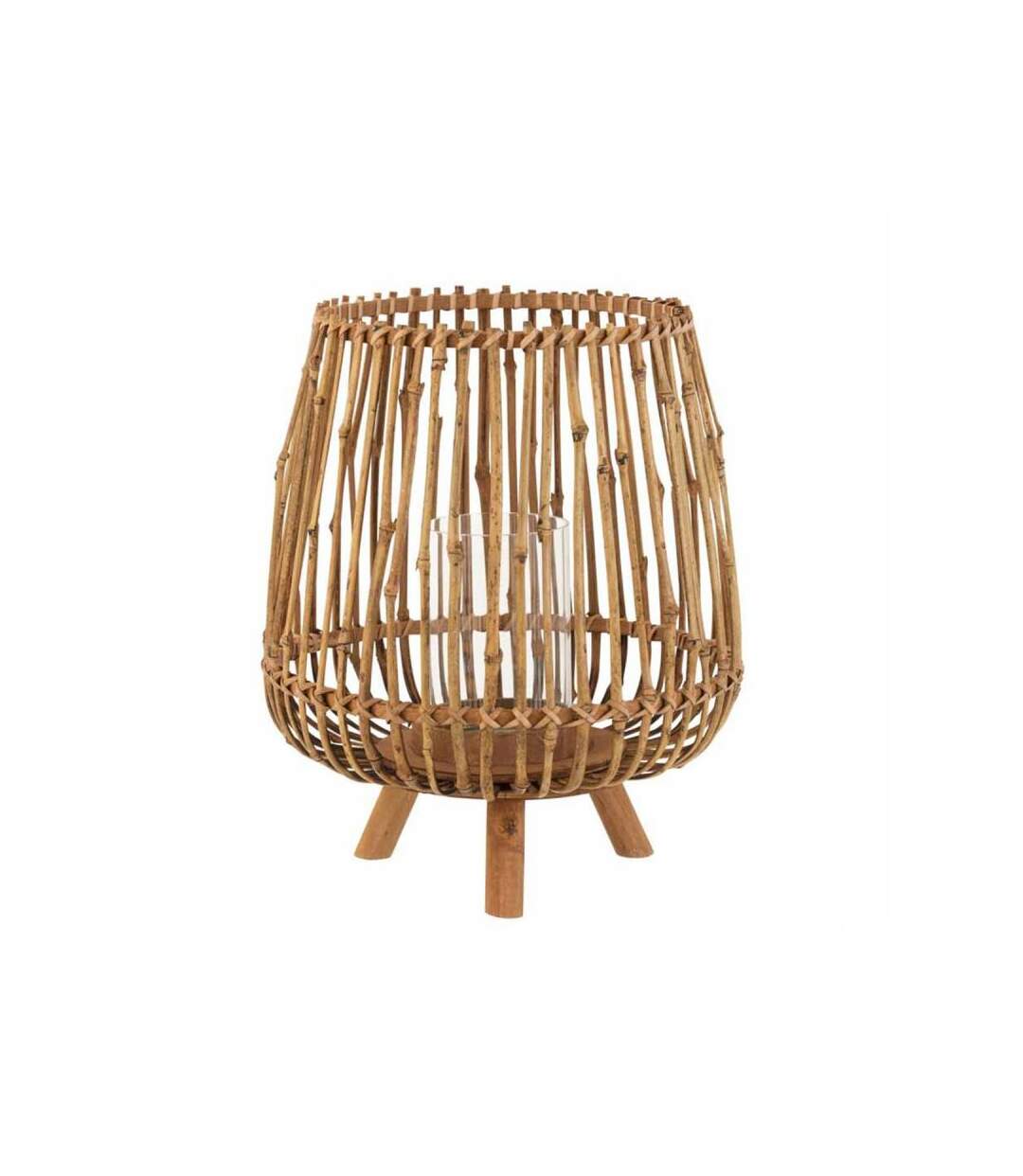 Paris Prix - Photophore Design 3 Pieds 38cm Naturel