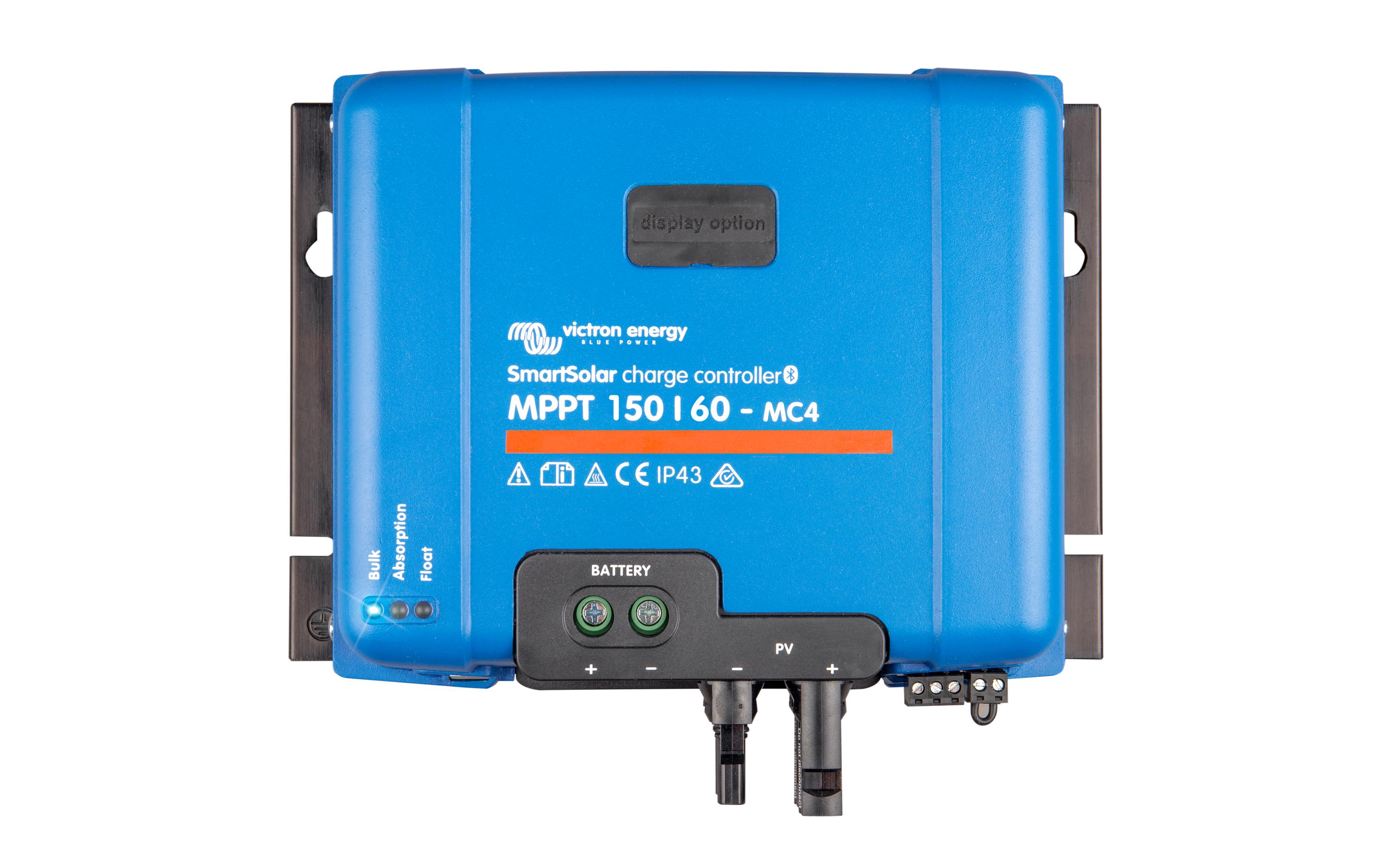 Solarladeregler SmartSolar MPPT 150/60, 12-48 V 60A MC4<br>MPPT-Regler mit einem Wirkungsgrad von über 98%