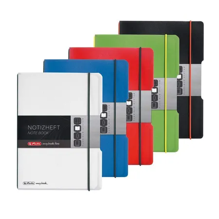 Herlitz Notizheft PP A5 Flex transparent kariert