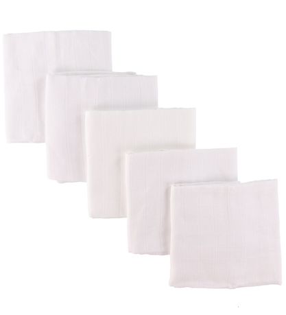 N?rgaard Madsens Stofbleer - 70x70 cm - 5 stk. - Hvid