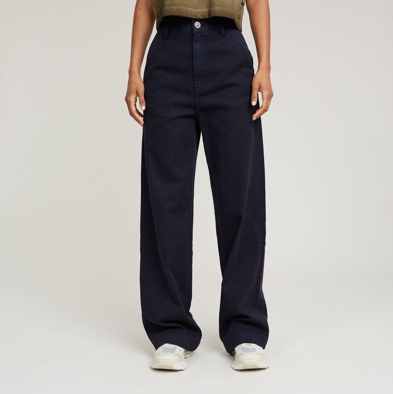 G-star - Deck 2.0 High Loose - Chino Broek - Ultrahoge Taille - Losse Pasvorm