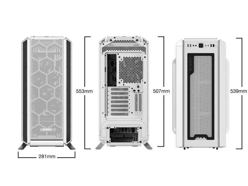 be quiet! PC-Gehäuse Silent Base 802 mit Sichtfenster Be quiet Silent Base 802 weiss mit Sichtfenster