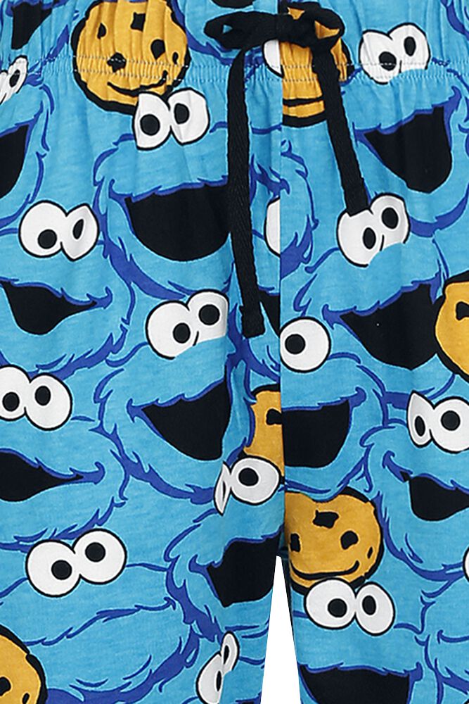 Cookie Monster - Tête | Sesame Street Bas de pyjama