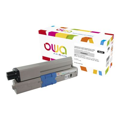Cartouche laser compatible OKI 44469803 - noir - Owa K15677OW