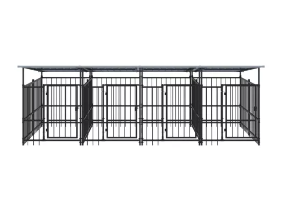 Chenil cage enclos pac noire 394 x 198 x 128 cm 02_0041770