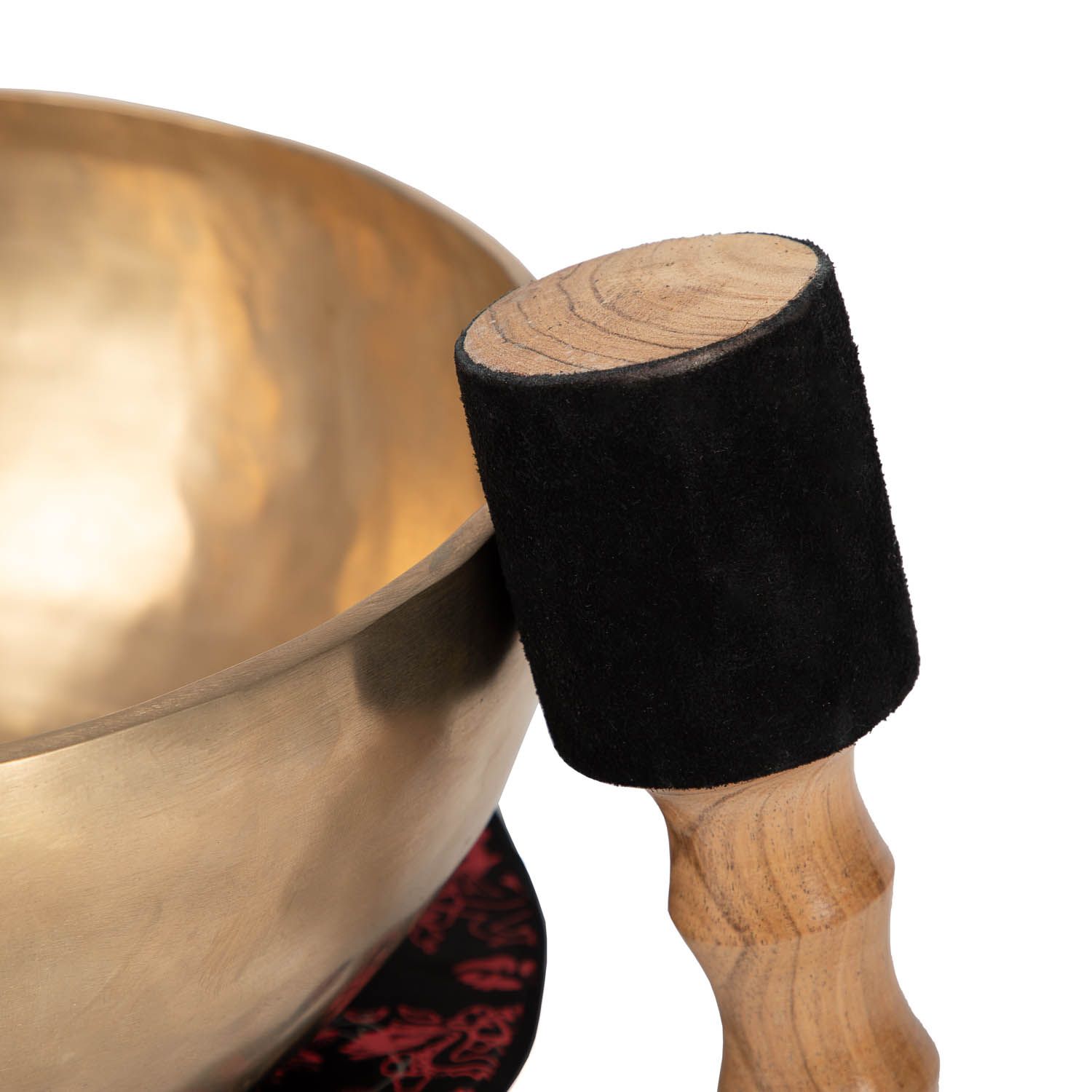 bodhi Tibetische Klangschale, inkl. Kissen, Holzklöppel und Filz-Klöppel