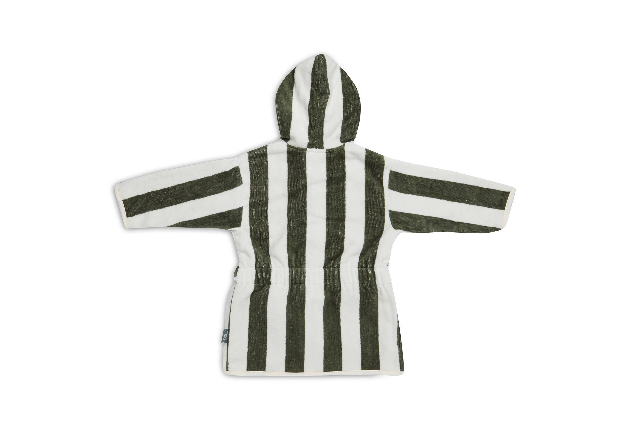 Jollein badstof badjas 3-4 jaar Stripe Terry Leaf Green GOTS