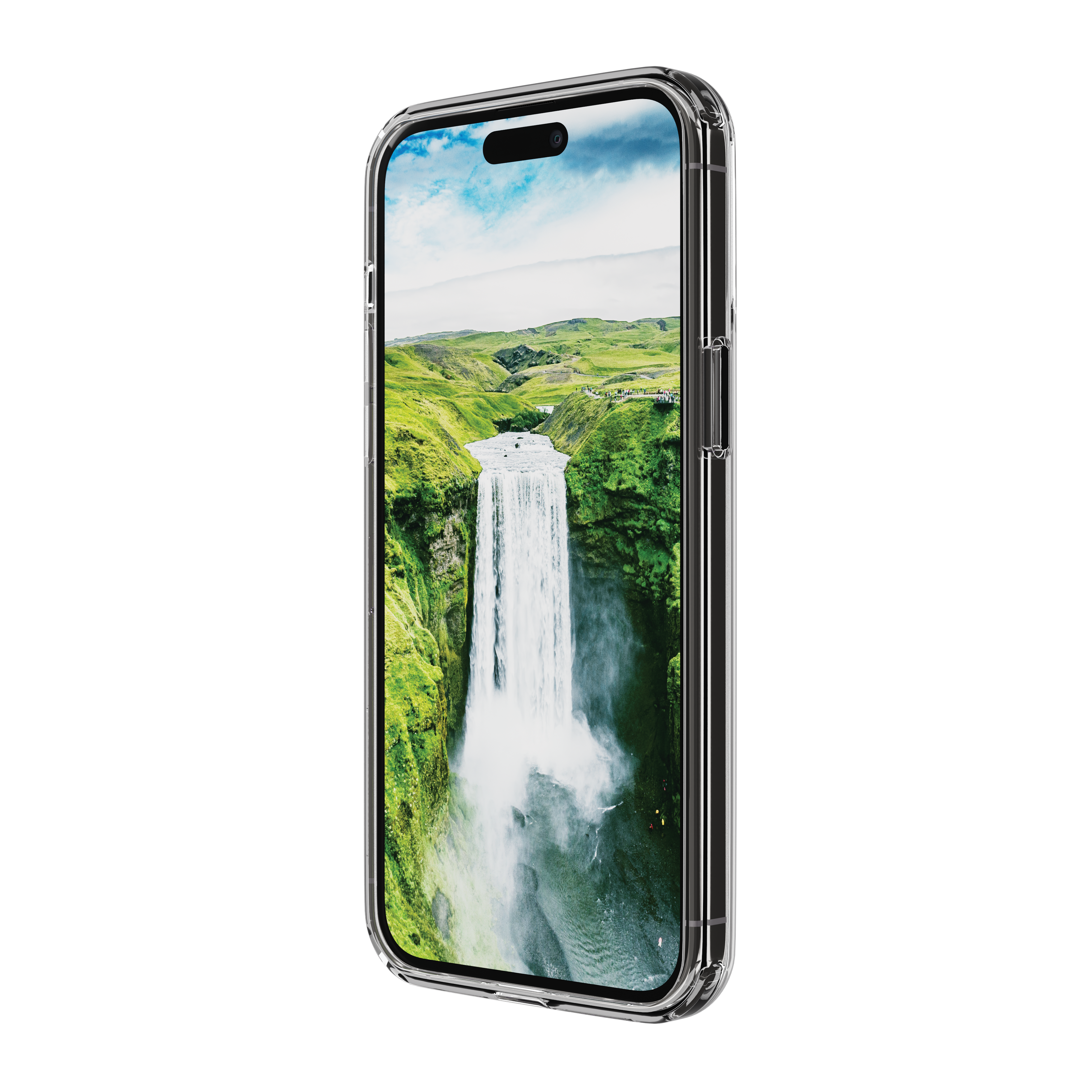 iPhone 15 Pro Max Hardcase Hülle Clear Case Iceland Ultra D3O Recycled (IU67CL001900) - Transparent