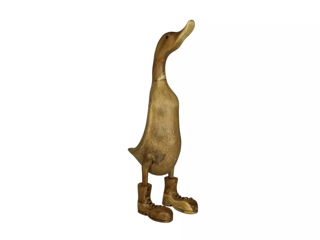 Statue canard naturel - Pieds naturel 12*18*44