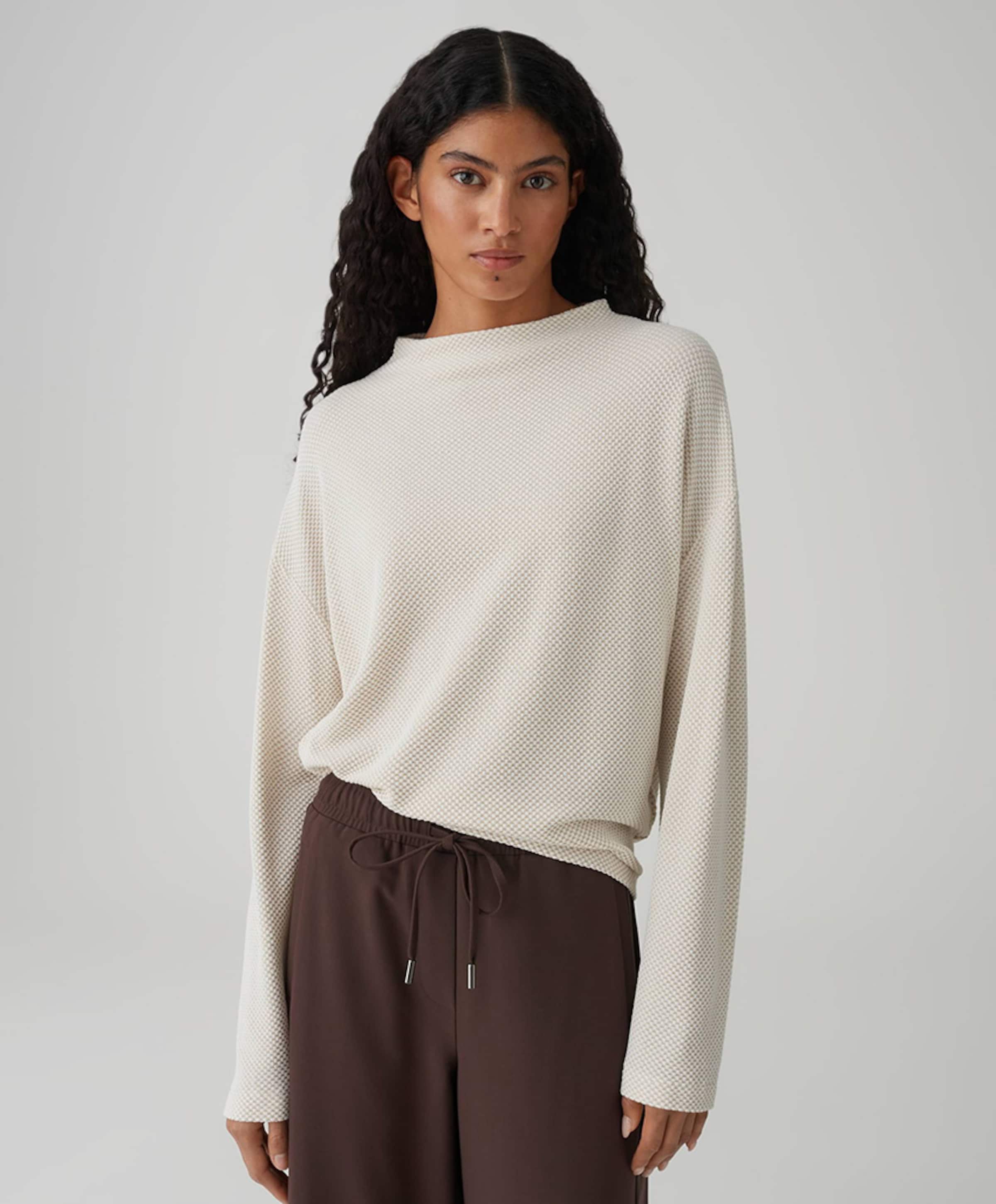 OPUS Dames longsleeve beige