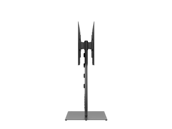 Multibrackets M Public Display Stand 180 HD Back to Back Black w. Floorbase - Stativ - for 2 LCD displays - aluminium, stål - sort - skærmstørrelse: 55