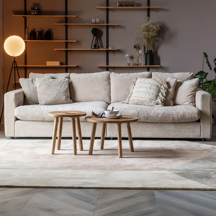 Zuiver - Sense 3-sitzer Sofa, grey soft