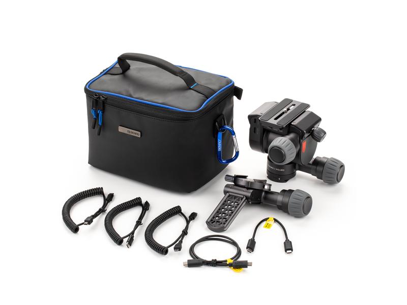 Benro Stativkopf Polaris Astro 3-Achsen Elektrischer 3-Achsen-Stativkopf mit integriertem Kamera-Interface-Controller
