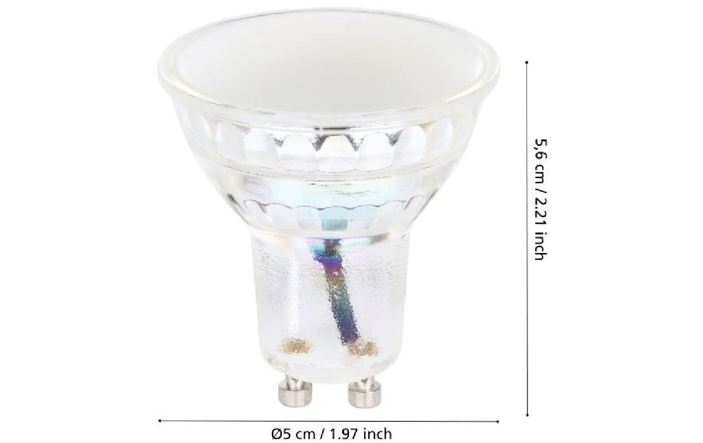 Lampe 5.8 W GU10 NeutralweissLED-Leuchtmittel aus satiniertem Glas
