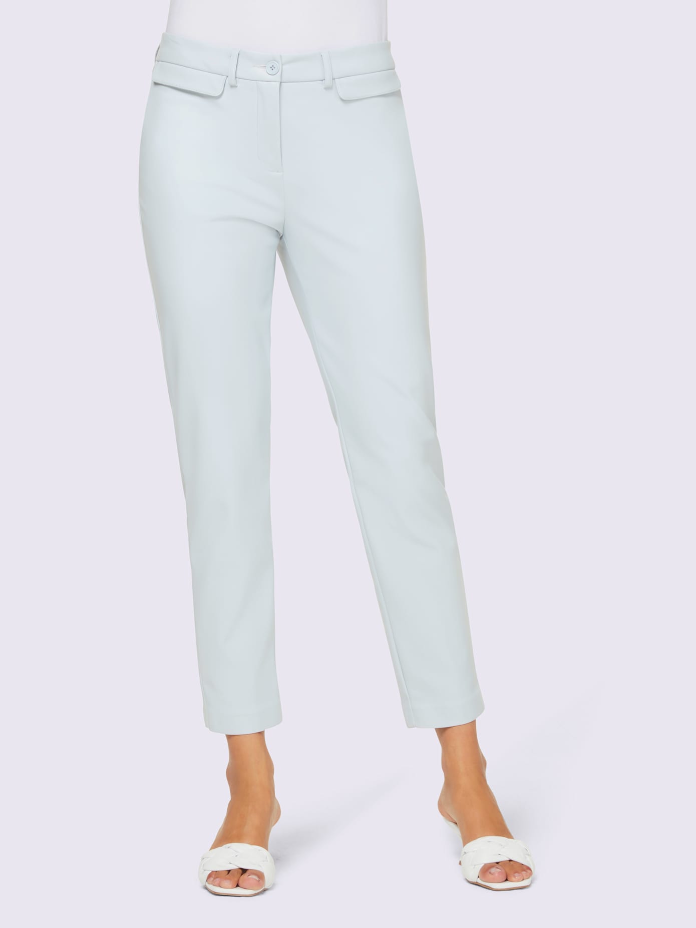 Pantalon en imitation cuir qualité lisse tendance