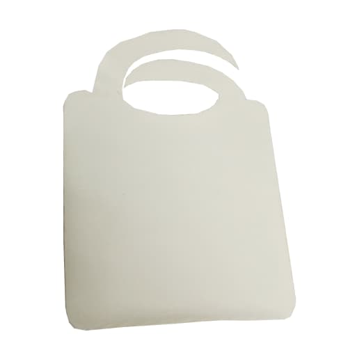 Bavoir ouate 24g/m² et PE 20µm à liens sans poche blanc 25 x 34,5 cm Hopen