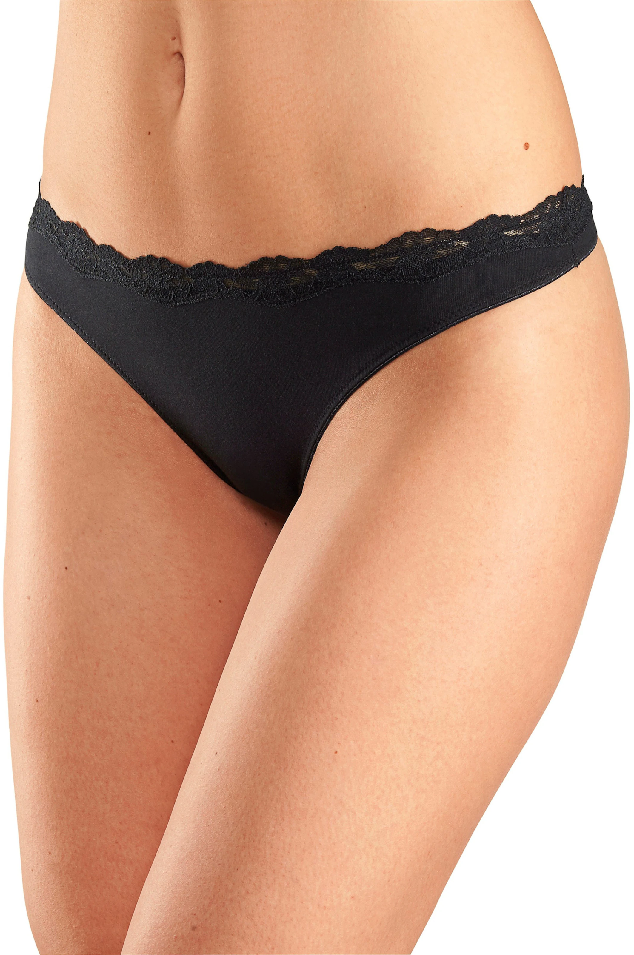 LASCANA String in schwarz
