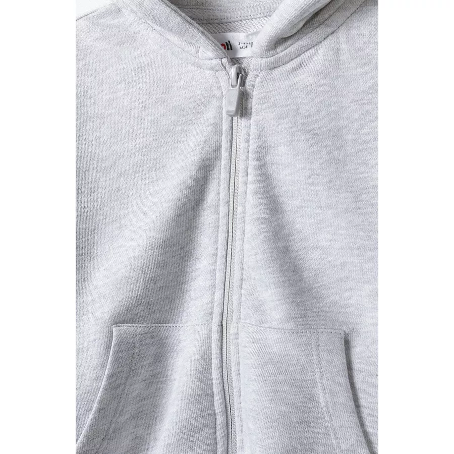 MINOTI Hoodie mit Zipper Grau