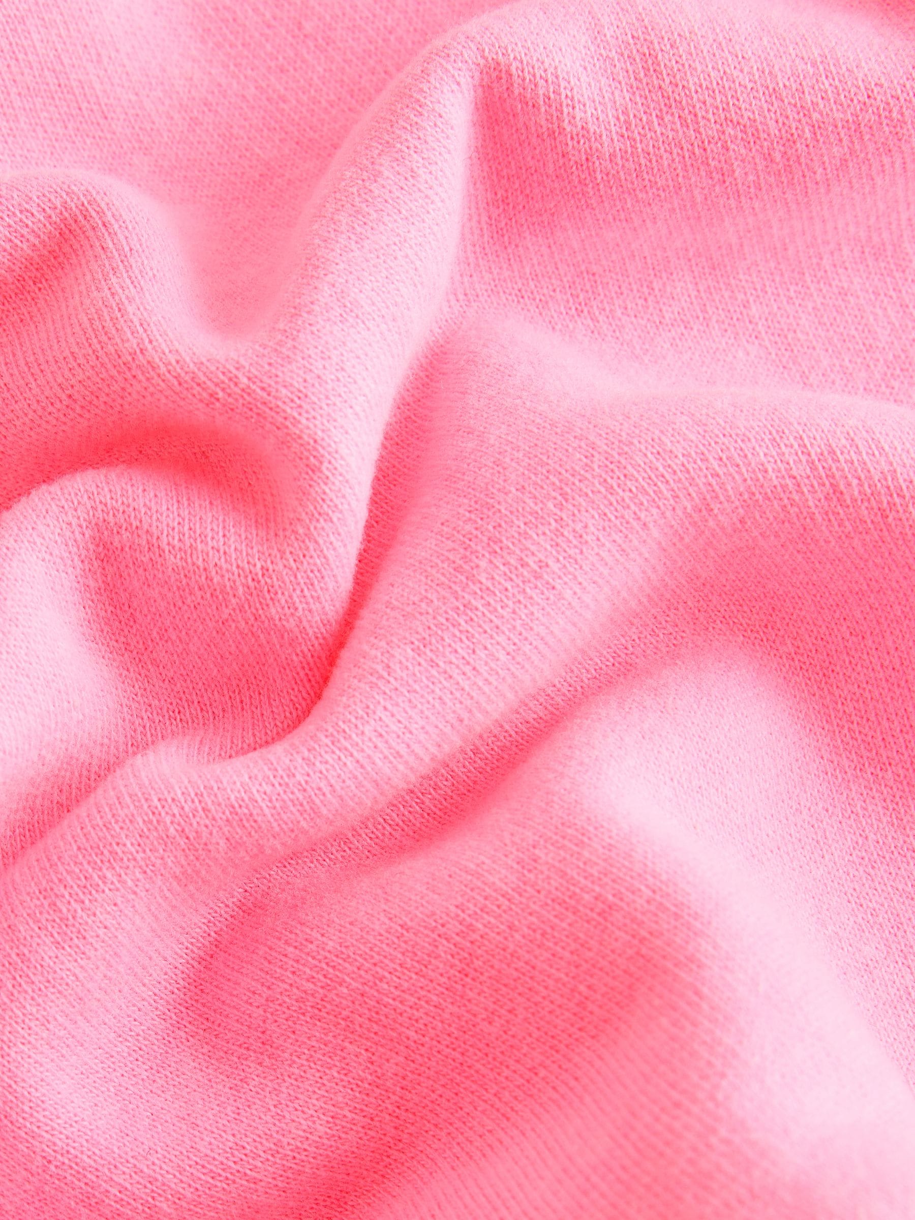 Felroze - Sweatshirt met ronde hals (3 mnd - 7 jr)
