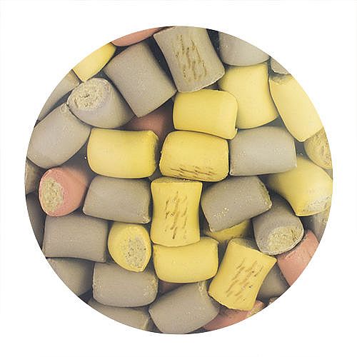 Bonte Mini Mergpijpjes Hond 1200 gram