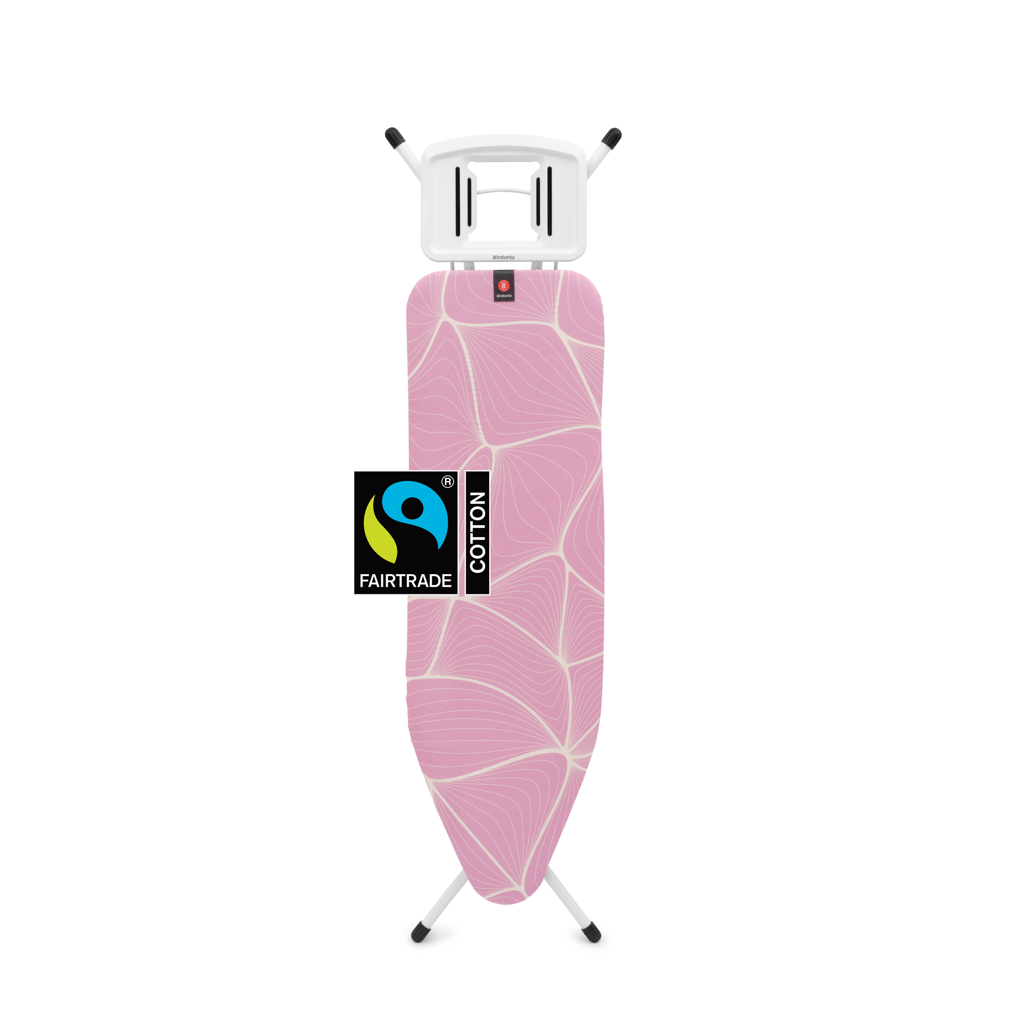 Brabantia Strijkplank B, 124x38 cm, strijkerhouder - Lilac Waves