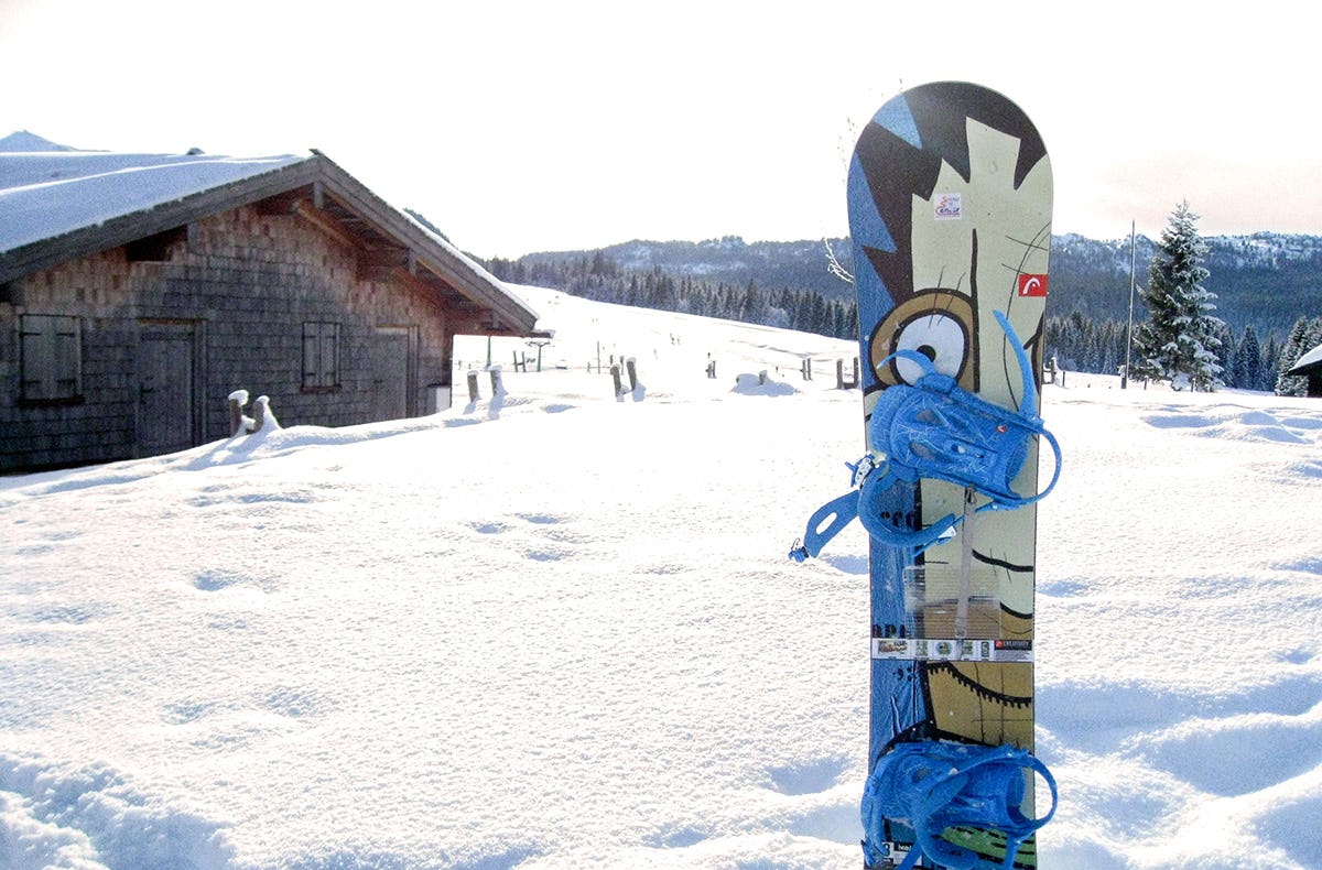 Snowboard Einsteigerkurs auf der Winklmoosalm