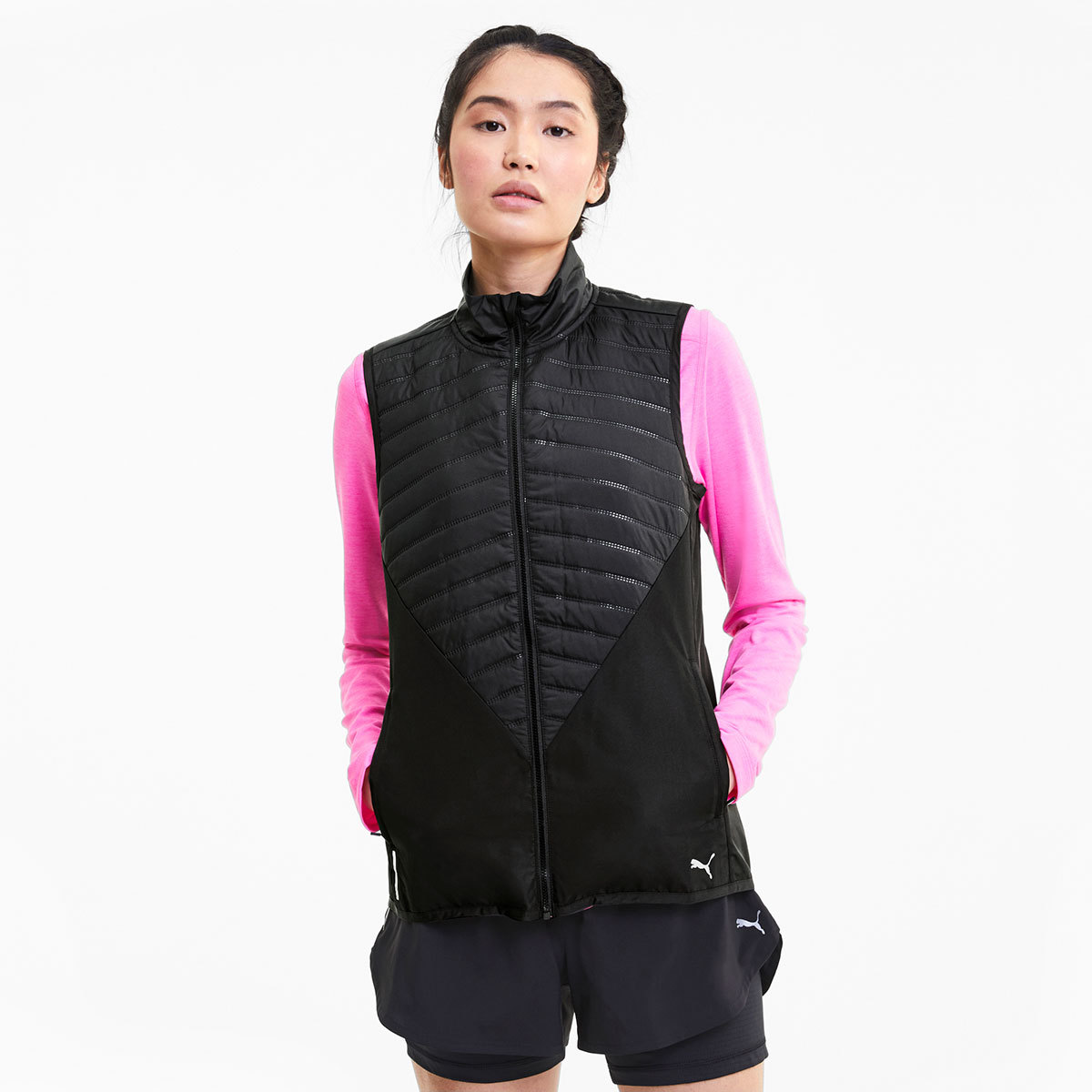 PUMA Run Favorite Puffer Hardloopvest Zwart Dames