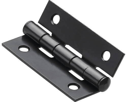 Smal scharnier 40 x 25 x 1 mm staal zwart 10 stuks