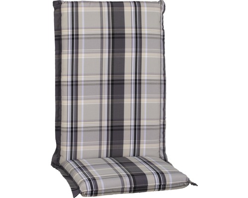 Kussen voor hoge rugleuning 120 x 50 cm Dralon polyester grijs