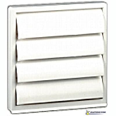 Clapet extérieur blanc Ø 100 à 130 mm