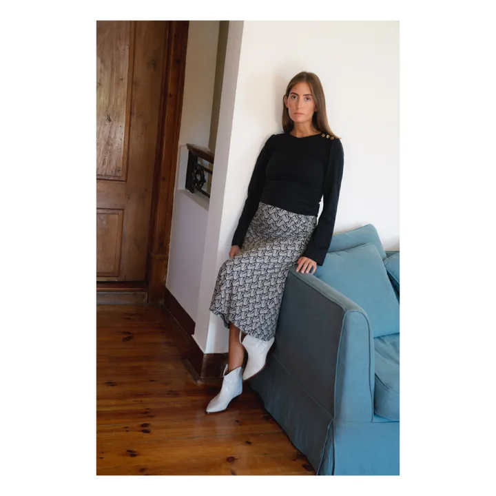 Paloma Collection Jupe de Grossesse Clementina Comporta | Noir