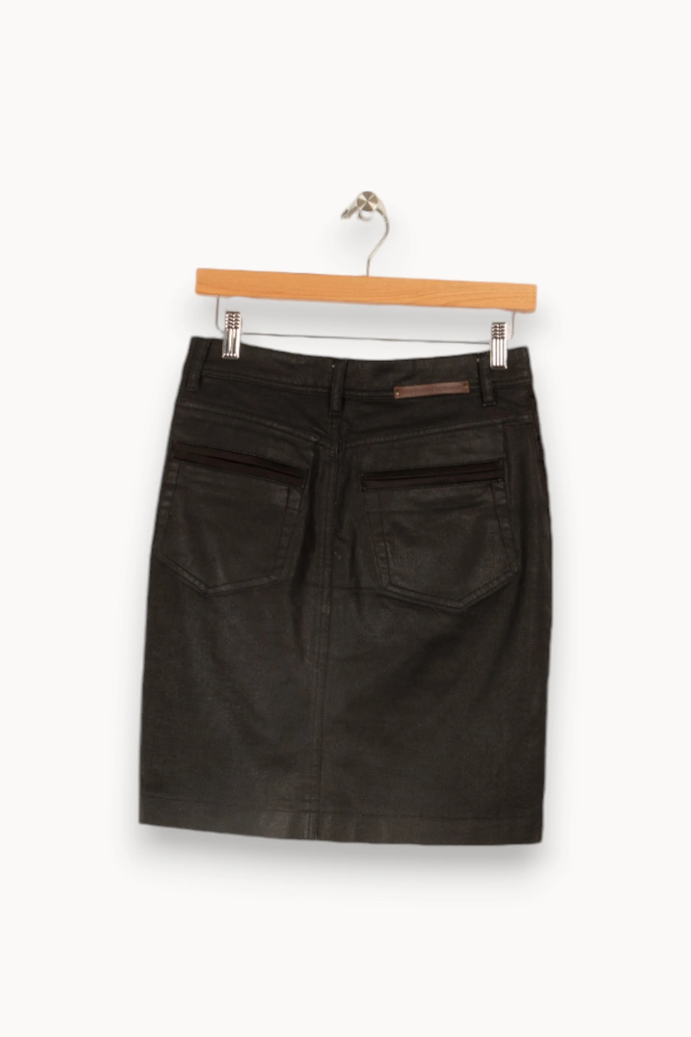 Jupe en jean noire | Noir