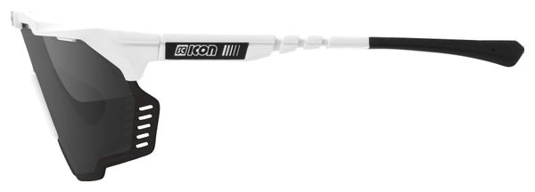 Lunettes SCICON Aeroshade Kunken Blanc Brillant / Gris Miroir