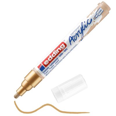 Edding 5100 - Marqueur acrylique - or