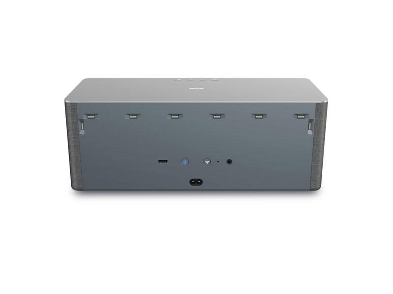 Philips Smart Speaker TAW6505/10 Silber Kabelloser Lautsprecher für Zuhause – WLAN. Multiroom-Audio. Kompatibel mit DTS Play-Fi