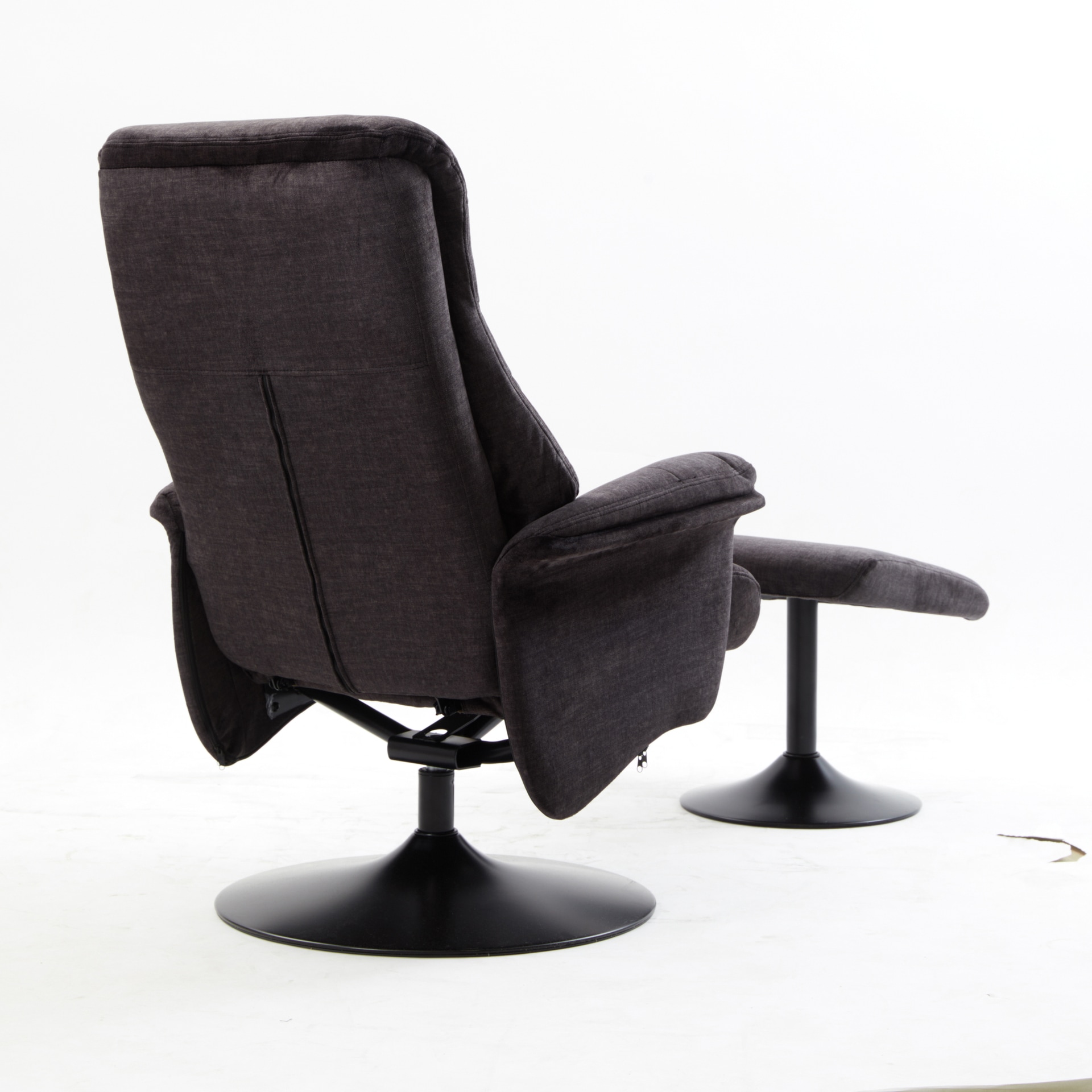 Relaxsessel IDA 2er Set grau-charcoal