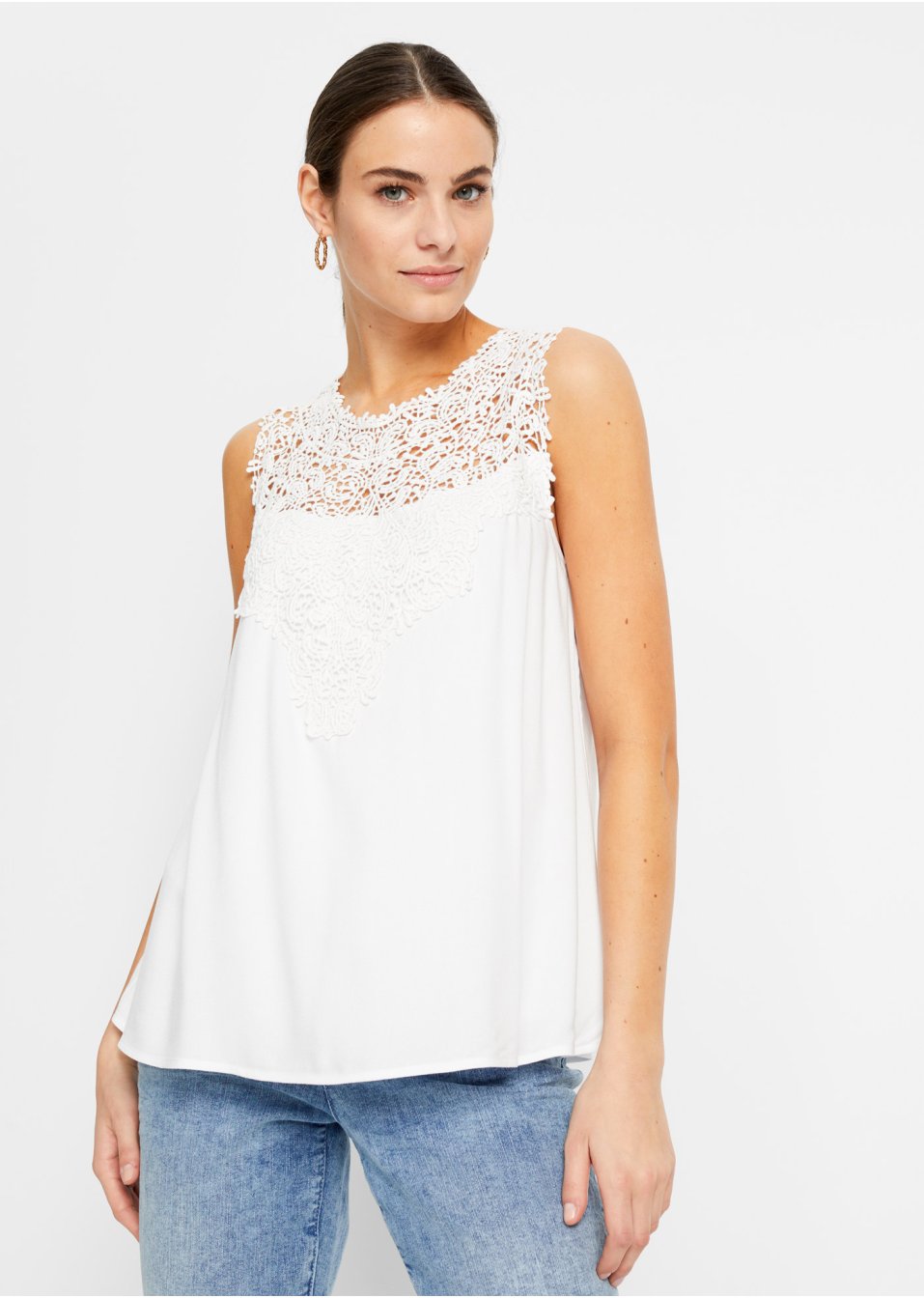 Top à dentelle