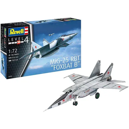 Revell MiG-25 RBT Foxbat B im Maßstab 1:72