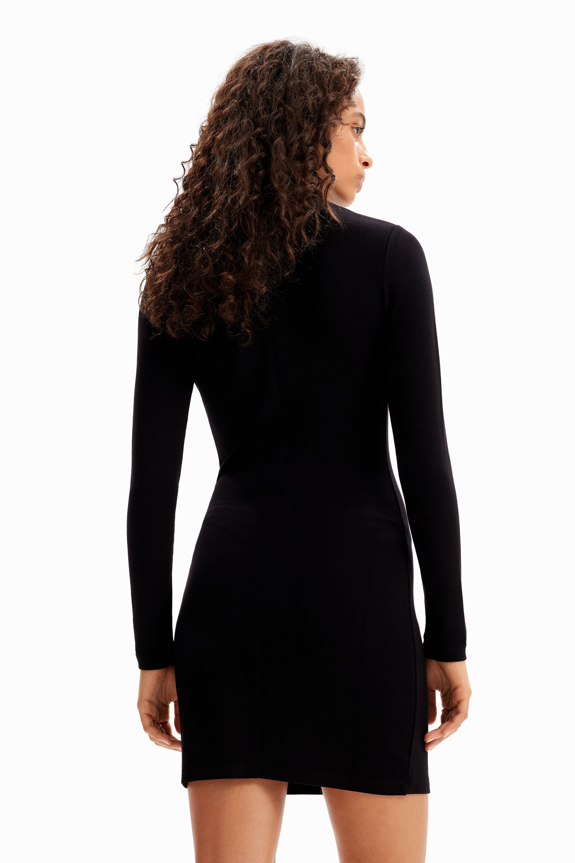 Vestido curto bordado M. Christian Lacroix