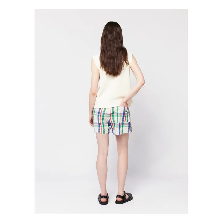 Bobo Choses Gilet Sans Manches Coton Bio - Collection Femme  | Ecru