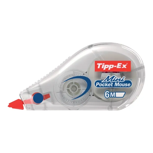 Tipp-Ex Mini Pocket Mouse - Korrektionsrulle - 5 mm x 5 m - gennemsigtig (pakke med 10)