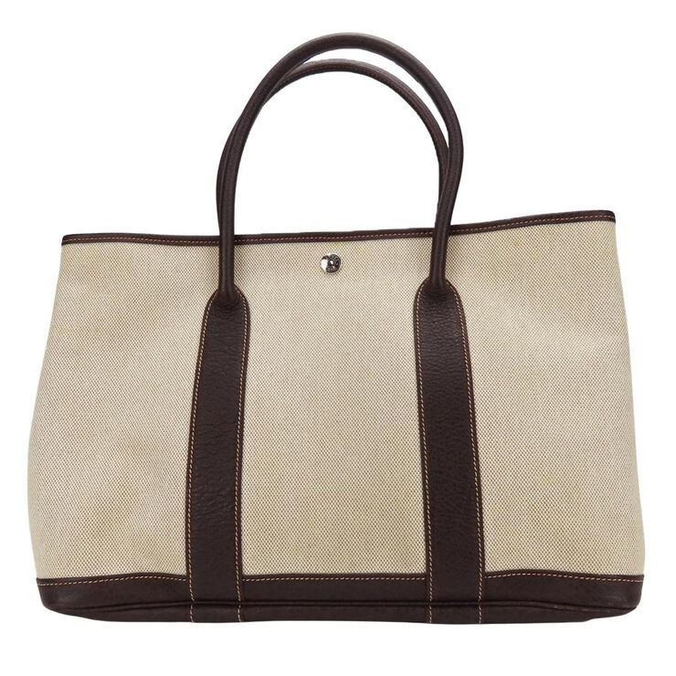 Hermès Vintage Hermès Garden Party Beige