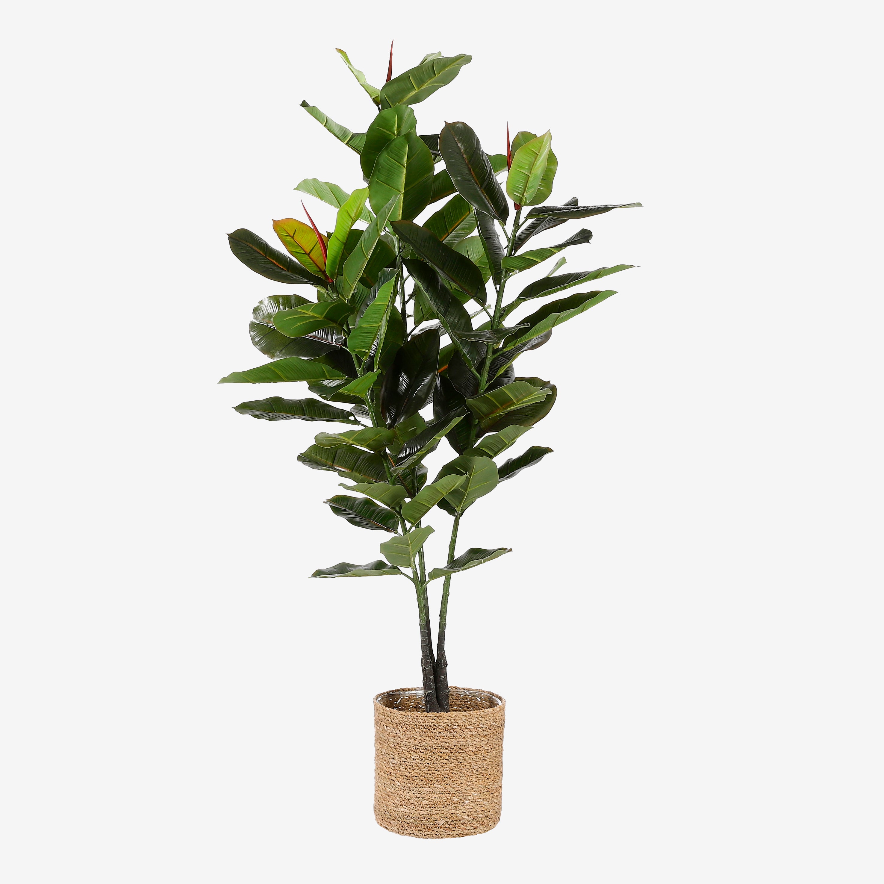 Mica Decorations Atlantic mand l.bruin set van 2 - h20xd20cm