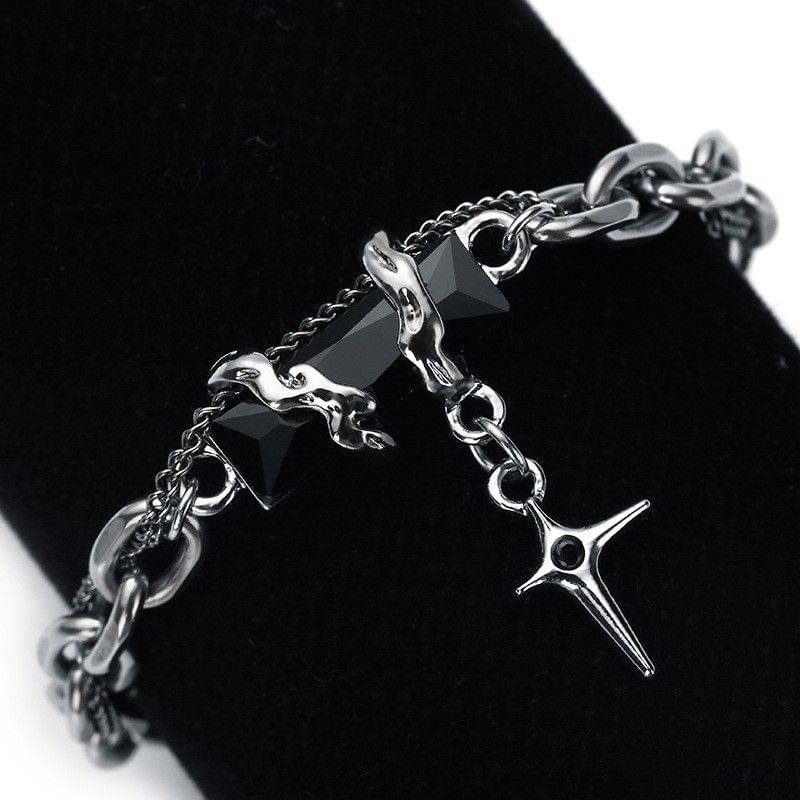 Lilafey - Armband met strass-legering